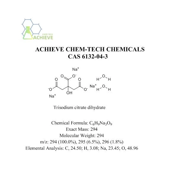 Zuiver trinatriumcitraatdihydraat CAS 6132-04-3