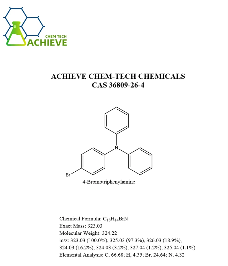 4-Bromotrifenylamine CAS 36809-26-4