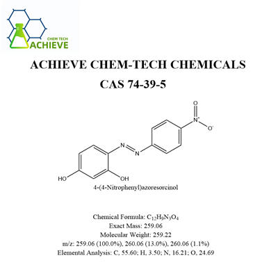 4-(4-Nitrofenyl)azoresorcinol CAS 74-39-5